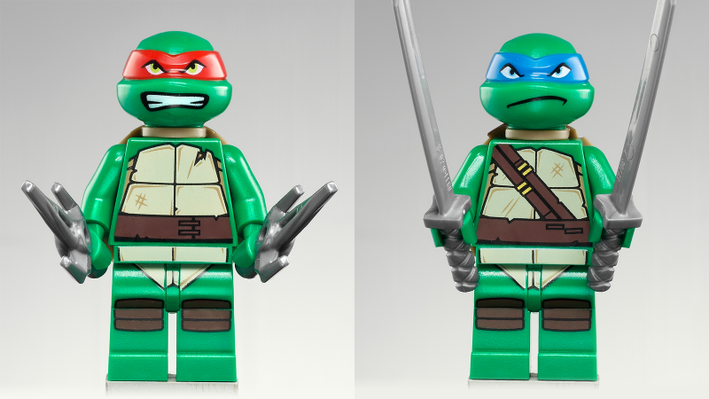 Illustration for article titled Lego Teenage Mutant Ninja Turtles Official Collection, People!
